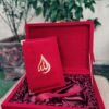 Fancy Quran e Pak-( Velvet With Wooden Rehl Box )